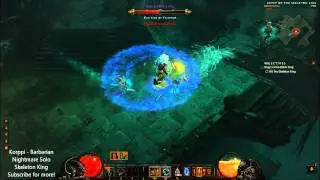 Diablo 3 - Korppi Barbarian Solo - Nightmare Skeleton King