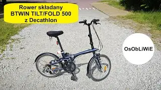 Rower składany BTWIN TILT/FOLD 500 z Decathlon