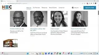 HEC Website Design Showcase Example