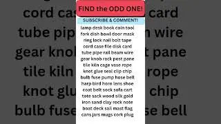 Find the Odd One Out | Visual Puzzle Challenge #shorts #quiz #challenge #challenge