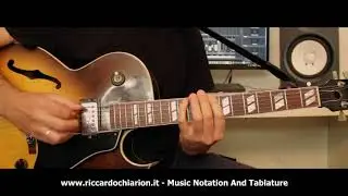 Jazz Guitar Etude #7 - Blue Bossa - Easy Improvisation
