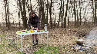 Ukrainian Borscht in a Cauldron | Outdoor Cooking 🍲