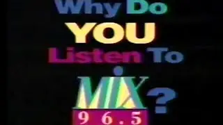 Mix 96.5 Houston - TV Commercials (90's)