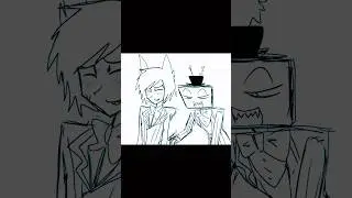 Vox grabs Alastor tail 💀|&diams; #animated #anime #animation #art #hazbinhotel #edit #alastor #vox