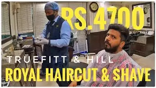 Rs. 4700 for Royal Shave & Royal Hair Cut | Truefitt & Hill |Oh Teri #MarathiVlog #मीYफळ