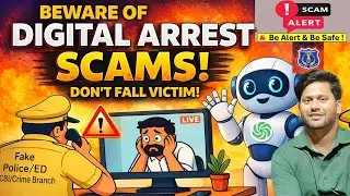 Digital Arrest Scam Exposed | Fake Police Video Calls से कैसे बचें? | Cyber Fraud Alert 🚨 Explained!