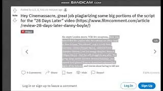 Did James Rolfe Plagiarize His 28 Days Later Review?