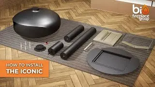 How to install The ICONIC ceiling mounted bioethanol fireplace [Animation]