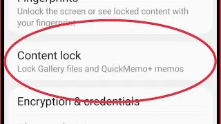 How To Enable Content lock Feature in LG Phones