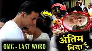 Akshay Kumar mother death AkshayKumar mother passed away  Akshay Kumar mother rip