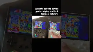 #retrogaming two RG40XXV local multiplayer (WiFi hotspot) Anbernic Firmware