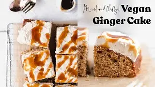 Vegan Ginger Cake Recipe - So moist and fluffy! | The Chestnut Bakery