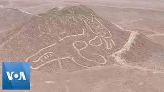 Drone Footage Reveals Ancient Cat Etched into Peru Hillside