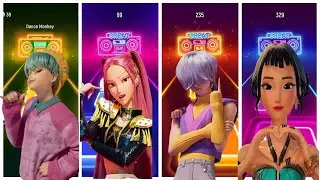 K-POP Охотники на демонов - Мира🆚 Руми 🆚 Зои 🆚 Романы 🎶