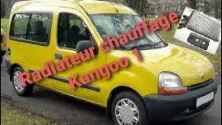 تغير المبدل الحراري |changement radiateur chauffage Kangoo 1