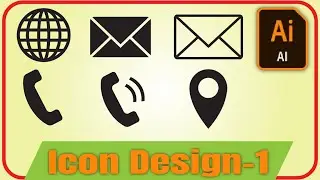 Icon design in illustrator bangla tutorial | #class 29 | noor360
