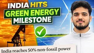 Green Energy Breakthrough: India Nears 500GW Non-Fossil Target Ahead of Schedule #viral #trending