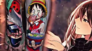 💎BEST ANIME TATTOOS🔥by @troyslackink #Anime #AnimeTattoo