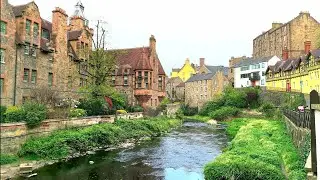 Princes Street Edinburgh to Dean's Village and Beyond | 4K Walking Tour