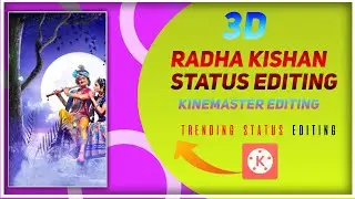 3D Trending Radha Krishna Status VideoEditing|| 3d Trending Behind Objects StatusVideo Editing