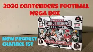2020 Contenders Football Mega Box.  1 Auto 2 Memorabilia!