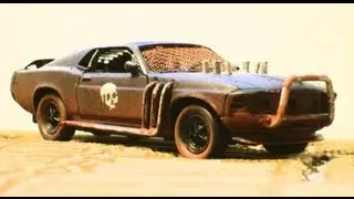 Car model customization - Ford Mustang Boss 302 1970 in Mad Max the Road Warrior style