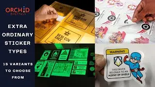 Extra Ordinary Sticker Types | 15 Different Types of Sticker Media