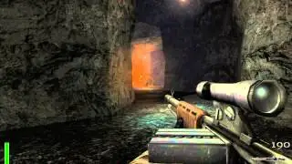 RTCW secrets walkthrough - Mission 24: The Dig [HD]