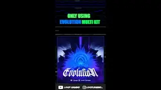 How To Dark Beats By Only Using Evolution Multi Kit (One Shots + Presets) | #Shorts