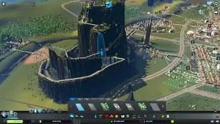 CITIES: SKYLINES  FIRST PERSON CAMERA UP THE DEATH SPIRAL