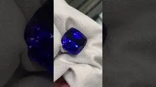 Танзанит чисто синего цвета  #танзанит
