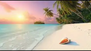 Gorgeous Tropical Beach Waves 🌴 10 Hours of Deep Sleep & Relaxation