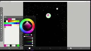 Drawing The Night Sky With A Pulsar And Betelgeuse Supernova In Four Mins