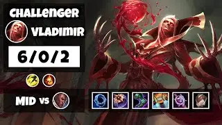 Vladimir Mid 11.14 Challenger Gameplay S11 (6/0/2) - OCE