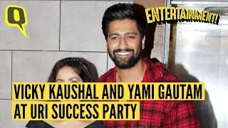 Vicky Kaushal and Yami Gautam at Uri Success Party
