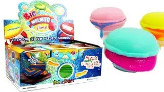 MACARONS GIGANTES CON SLIME. Colecci&oacute;n de slime de Melmito Sbabam / DIVER+