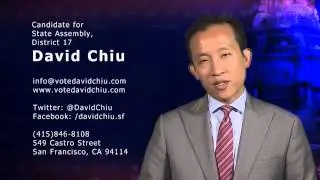 David Chiu, candidate for California State Assembly District 17, Nov. 2014 election