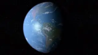 Earth Rotation Loop Motion Graphics
