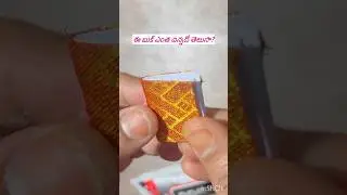 Ee book entha chinnado telusa? 😍 | Mini Handmade Book #shorts