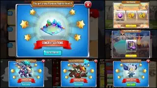 #316. Dragon city | Get a new Rainbow Habitat | Top 1 in Arena Rush.