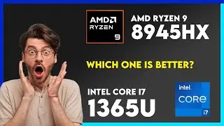 Сравнение AMD Ryzen 9 8945HX и Intel Core i7 1365U