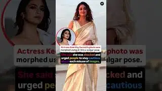 Keerthy Suresh Reacts to AI-Morphed Photo, Shocked by Vulgar Pose#KeerthySuresh #AIMisuse