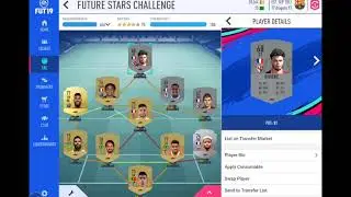 FIFA 19 FUTURE STARS CHALLENGE 22ND JANUARY CHEAPEST SOLUTION GUIDE