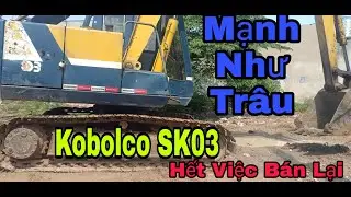 Kobelco SK 03 Đời 89 Thủy Lực Hết Việc Bán Rẻ/Hải Đăng Vlog