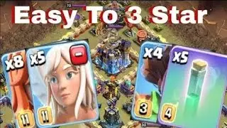 TH 18  Attack Strategy // TH 18  Ground attack strategy // Valkyrie and Root Rider attack strategy