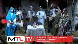 Nochebuena 2025, Castalla - Bendición del Belén de la Pza. Font Vella