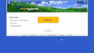 How to change your cPanel style