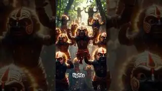 When Chathan Became 389 Divine Spirits 🔥👁️ Chathan #Vishnumaya #VishnumayaChathan #youtubeshorts