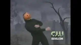 Spooky Scary Skeletons Pumpkin Man