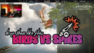 HOW HARD CAN IT BE... KILLING FLYING BIRDS WITH SPIKES!! [HORIZON FORBIDDEN WEST]